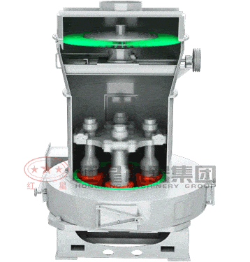 磨粉機工作原理示意圖
