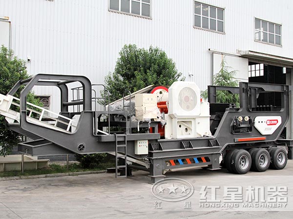 流動顎破石塊加工機 流動顎破石塊加工機