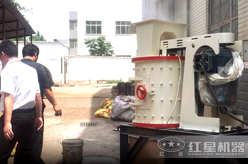 復合式破碎機廠區試機 復合式破碎機廠區試機