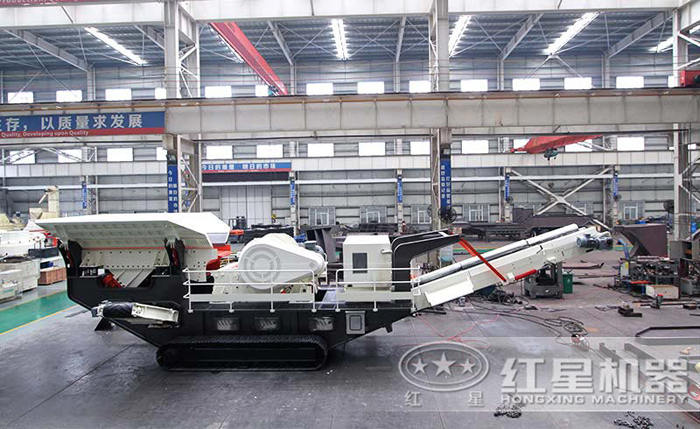 履帶移動式破碎機成品圖