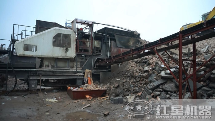 廢棄混凝土破碎 廢棄混凝土破碎