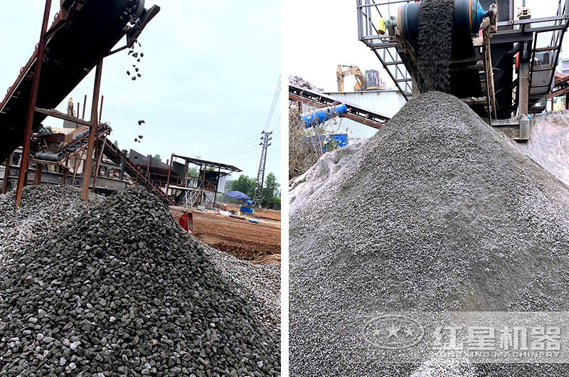 制砂生產(chǎn)線砂石骨料圖