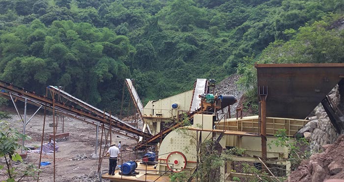 紅星廠家為用戶配置的碎石生產線 紅星廠家為用戶配置的碎石生產線