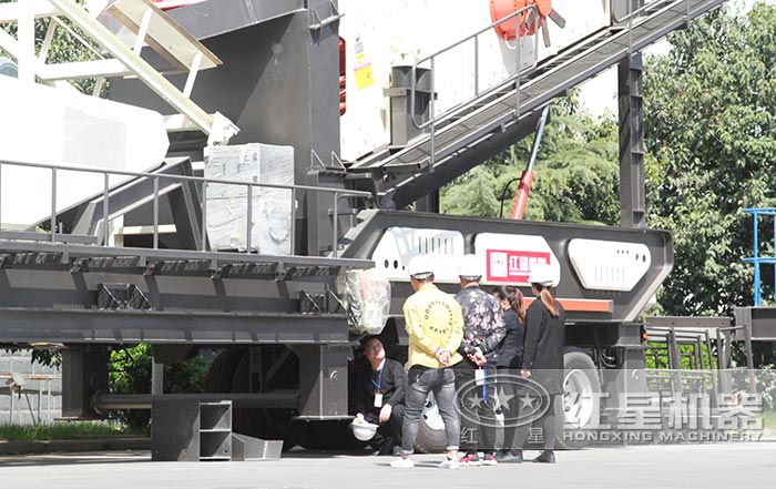 紅星移動破碎站用戶實地考察