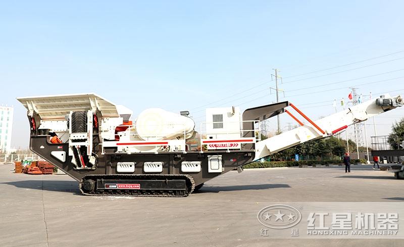 履帶石灰石移動式破碎機 履帶石灰石移動式破碎機