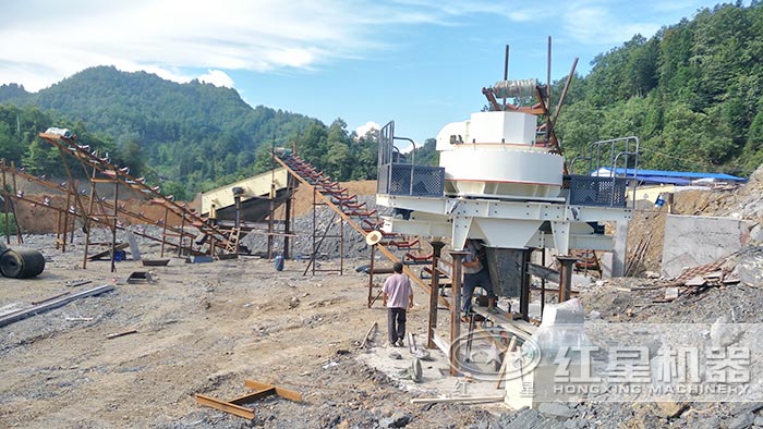 沖擊式卵石破碎機