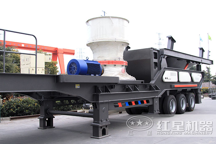搭載單缸圓錐破碎機的移動破碎機 搭載單缸圓錐破碎機的移動破碎機