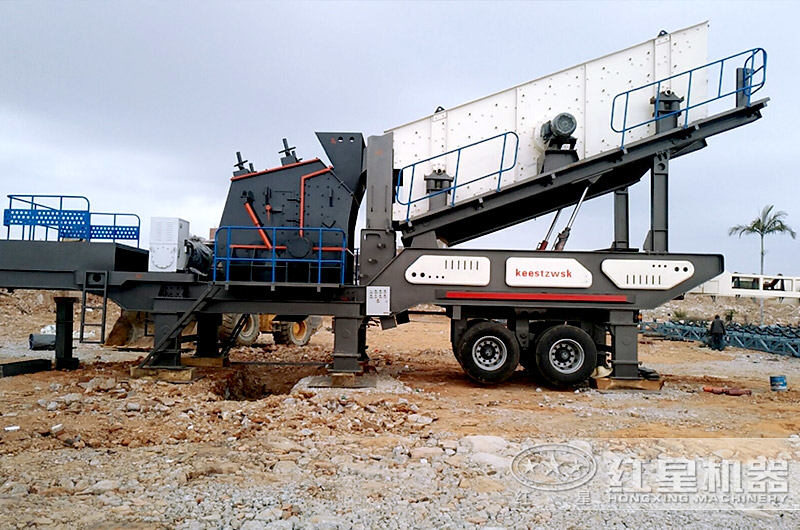 海南三亞反擊式破碎機施工現(xiàn)場