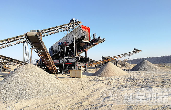 移動粉碎機_移動式粉碎篩分車 移動粉碎機_移動式粉碎篩分車