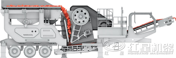 移動(dòng)顎式破碎機(jī)結(jié)構(gòu)圖 移動(dòng)顎式破碎機(jī)結(jié)構(gòu)圖
