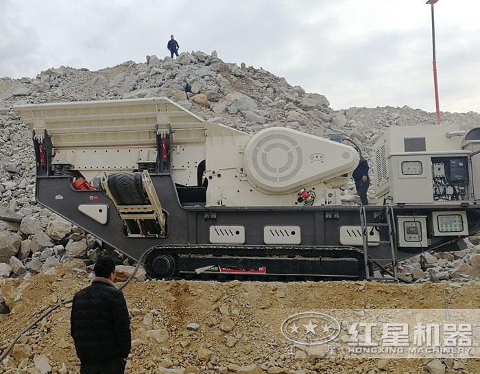 新型移動顎式破碎站 新型移動顎式破碎站