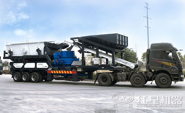 輪胎式移動制砂機