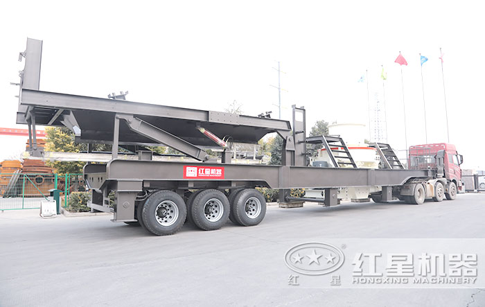 紅星移動制砂機發貨了