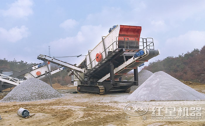 履帶移動制砂機