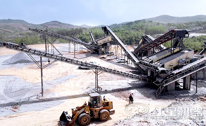 南陽時產800t 玄武巖破碎線