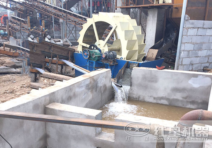 洗砂機施工現場