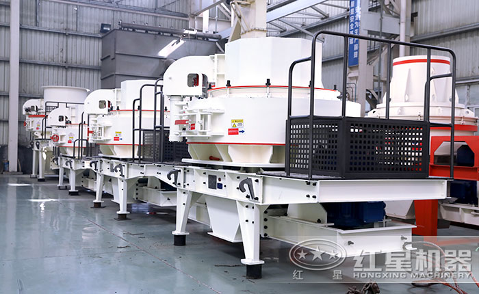 石英石制砂機車間