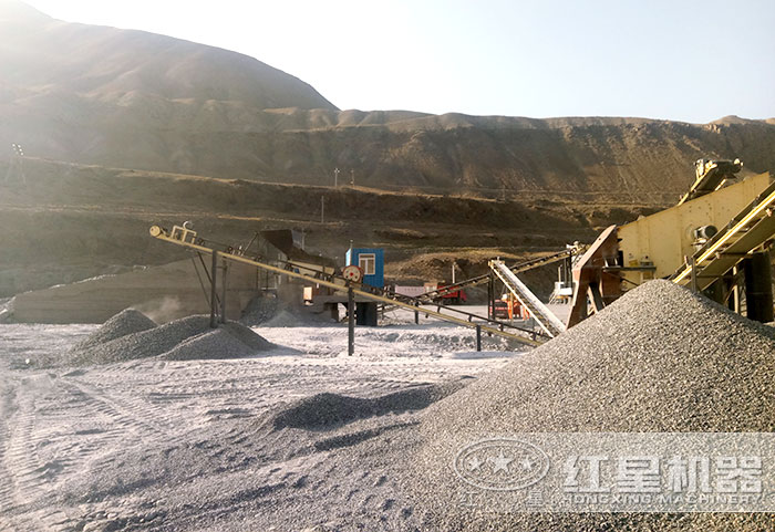 大型機制砂作業現場 大型機制砂作業現場