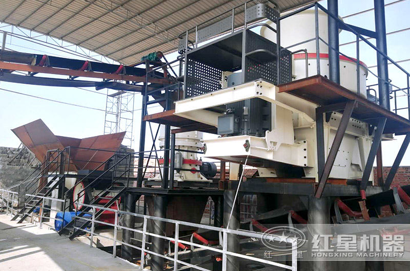 移動制砂生產(chǎn)線-建在廠房內(nèi)環(huán)保防塵