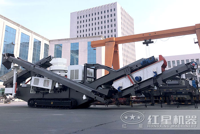 履帶式移動石子機—搭載圓錐破 履帶式移動石子機—搭載圓錐破