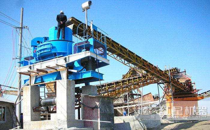 200噸破石子的機械生產線現場 200噸破石子的機械生產線現場