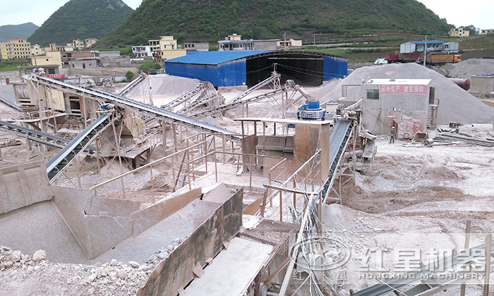 制砂生產線現場