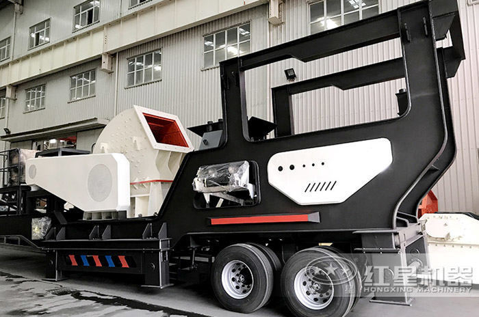 時產150噸移動錘破式制沙設備