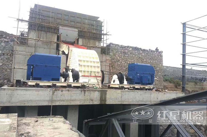 廣州石灰石人工機制沙生產線現場