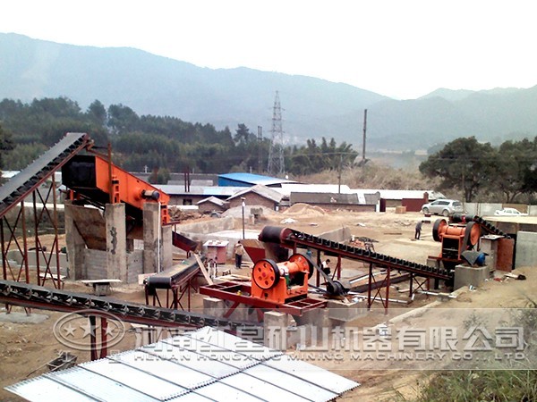 河卵石石料生產(chǎn)線