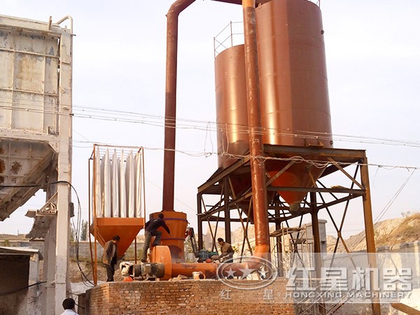 流紋巖磨粉生產線