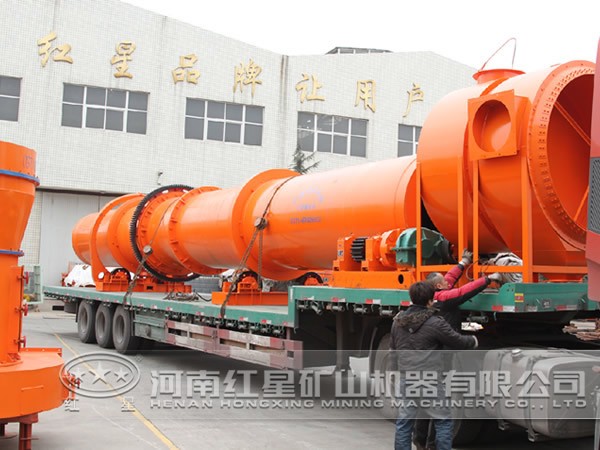 石英砂烘干機準備發貨中