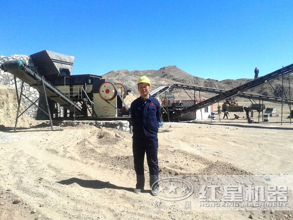 石料生產線高能運行