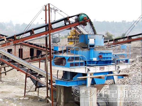 節能型制砂機投資現場